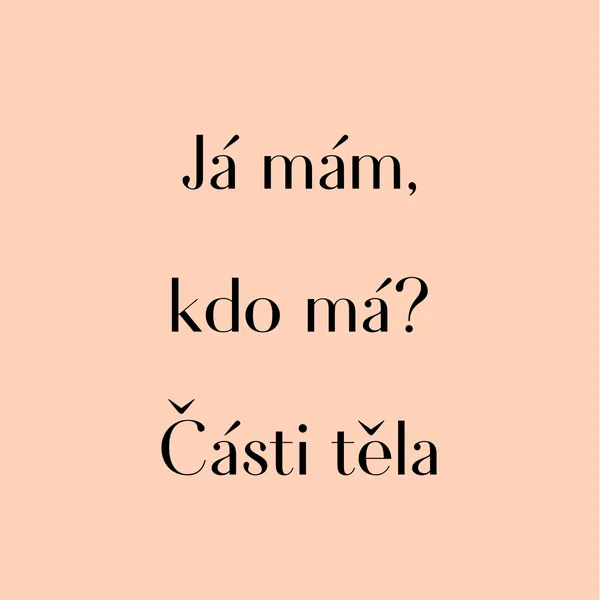 Já má, kdo má? 1