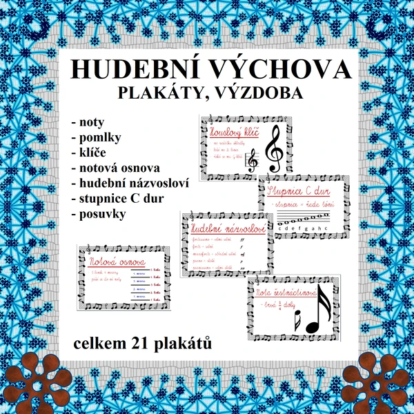 Hudební výchova - plakáty, výzdoba 1