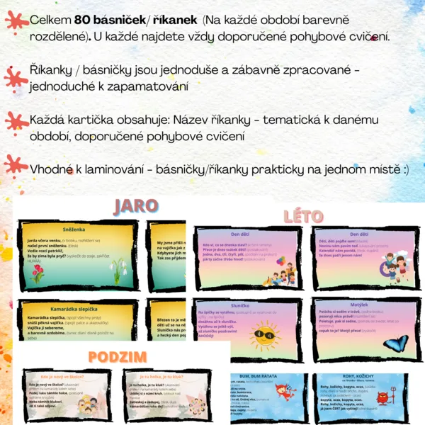 Básničky/říkanky s pohybem 1