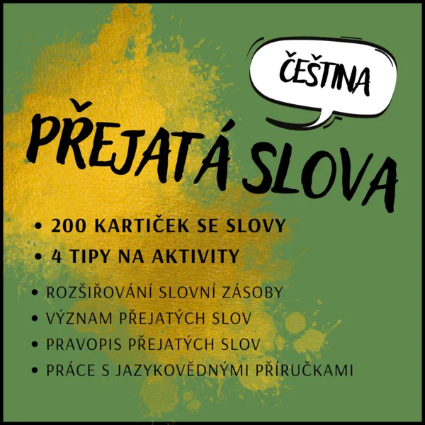 Kartičky - přejatá slova 1