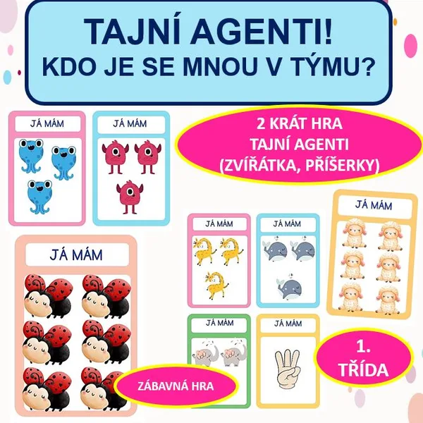 TAJNÍ AGENTI! KDO JE SE MNOU V TÝMU?  1