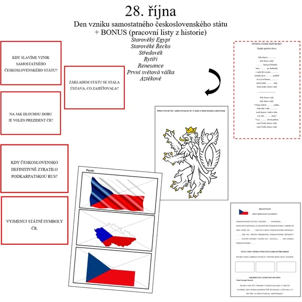 28. ŘÍJNA DEN VZNIKU ČESKOSLOVENSKA 1