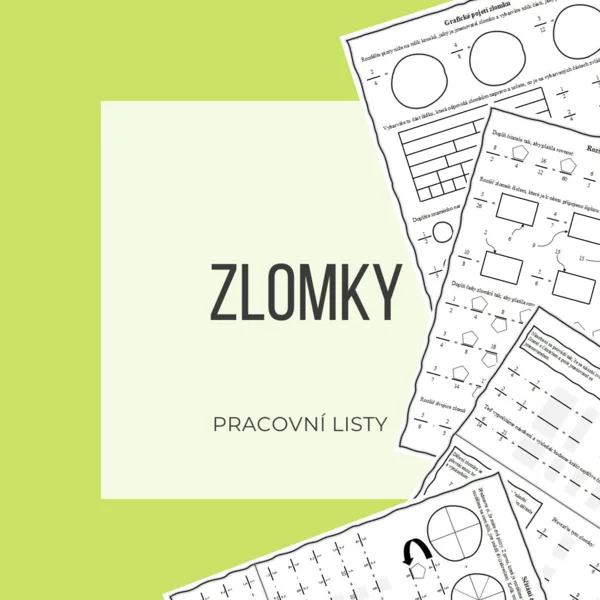 Zlomky - pracovní listy 1