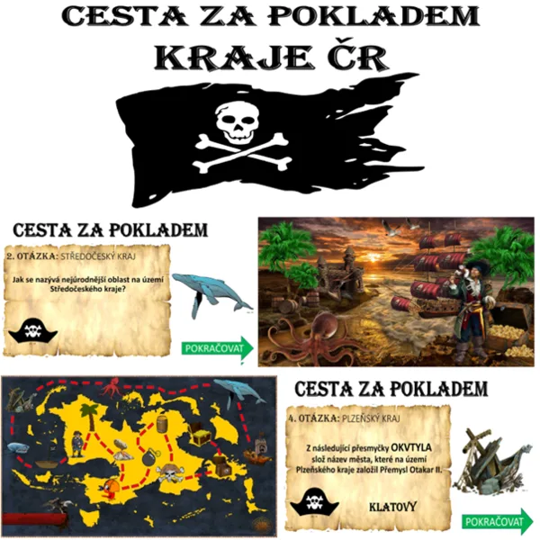 Cesta za pokladem - kraje ČR 1