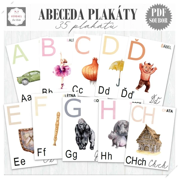 ABECEDA 35 PLAKÁTŮ A4 1
