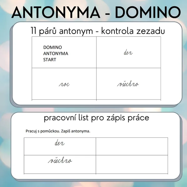 Antonyma domino 1