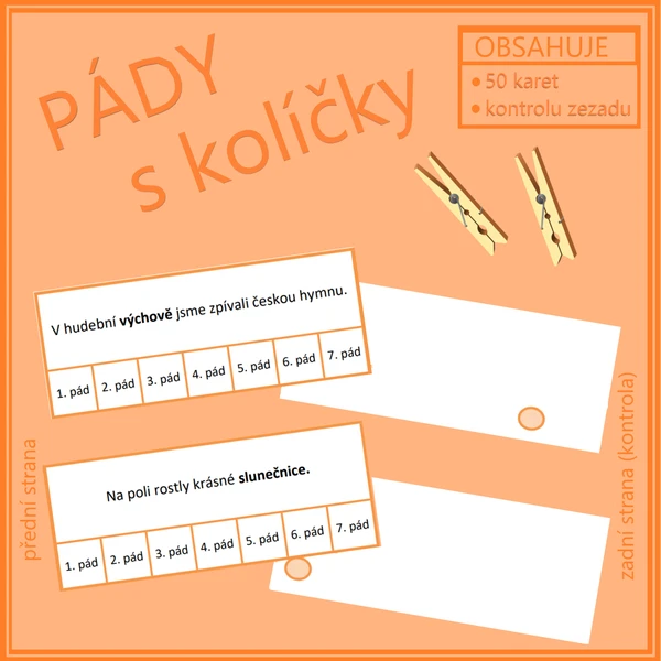 Pády s kolíčky 1