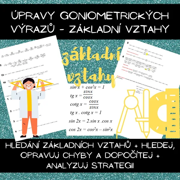 úpravy goniometrických výrazů - základní vztahy 1