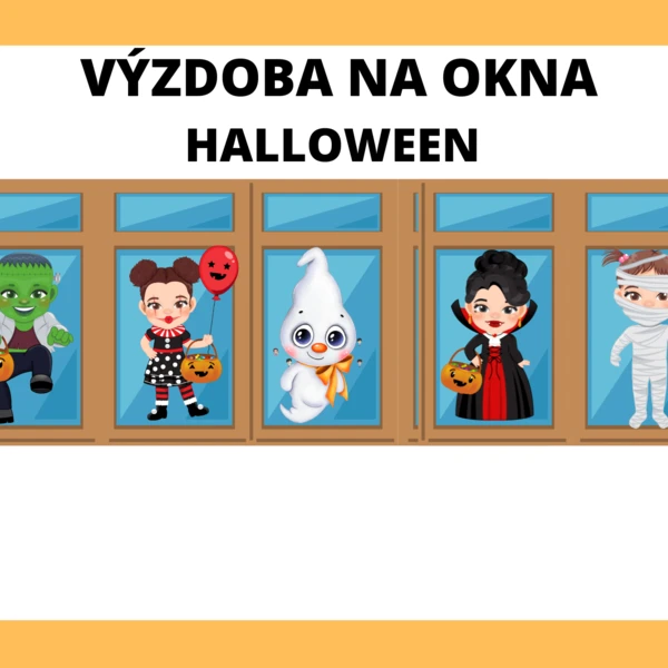 VÝZDOBA DO OKEN-HALLOWEEN 1