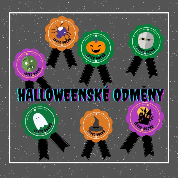 Halloweenské odměny - odznaky 1
