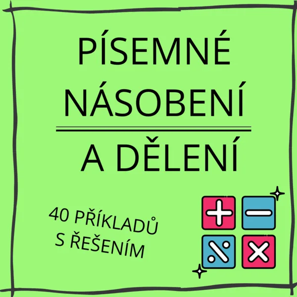 Přirozená čísla - násobení, dělení 1