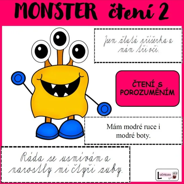 Čtení s porozuměním - monster 2 1