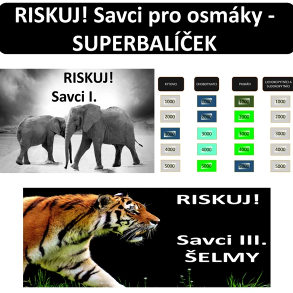 RISKUJ! Savci pro osmáky - SUPERBALÍČEK 1