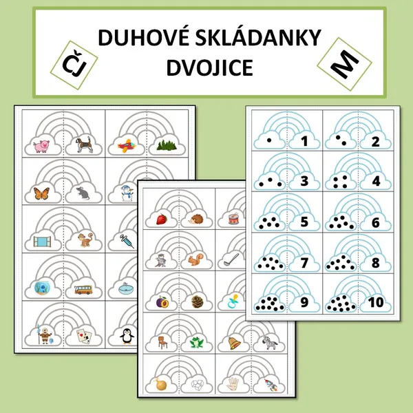 Duhové skládanky - ČJ, M 1