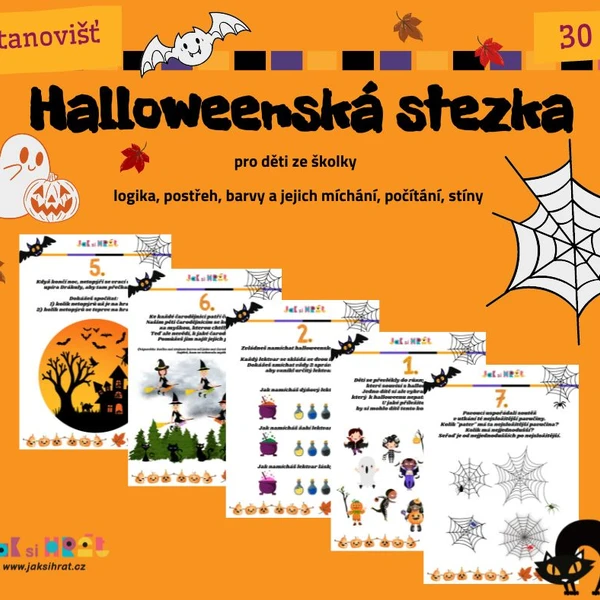Halloweenská stezka pro předškoláky 1