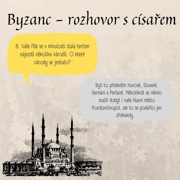 Byzanc - rozhovor s císařem 1