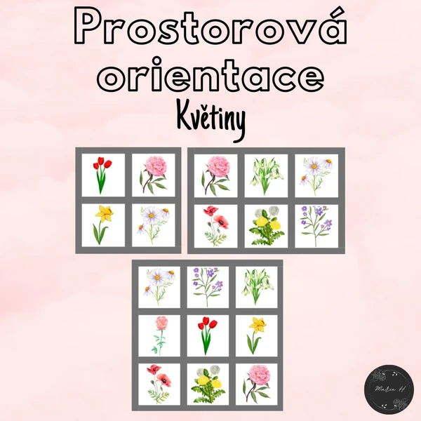 Květiny, prostorová orientace 1