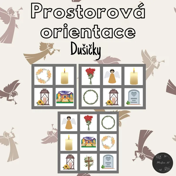 Dušičky, prostorová orientace 1