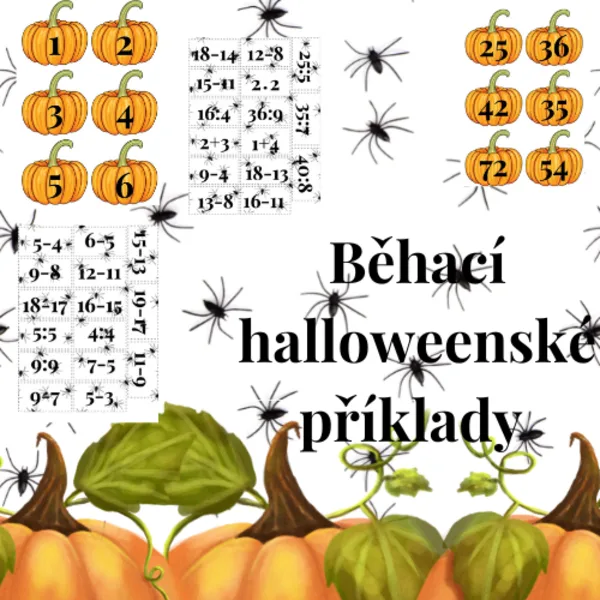 Halloweenské běhací příklady  1