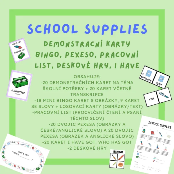 School supplies - velký soubor 1