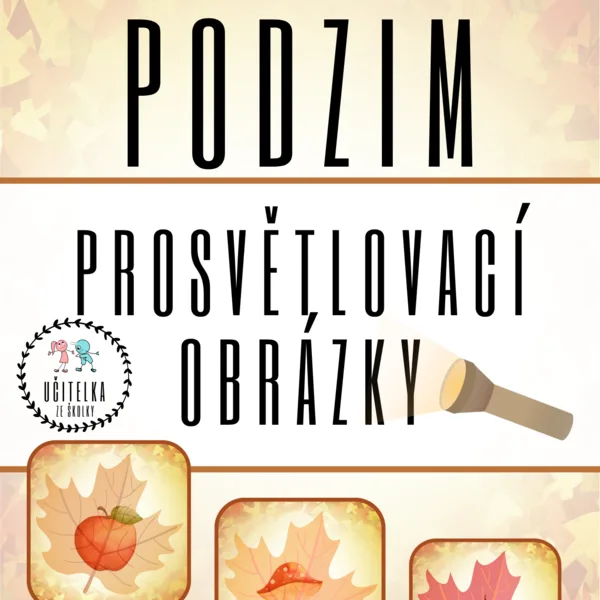 PODZIM - prosvětlovací obrázky 1