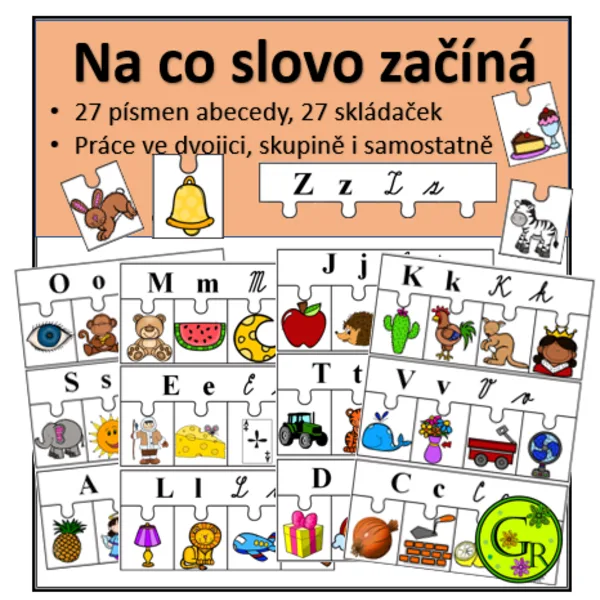 NA CO SLOVO ZAČÍNÁ - PUZZLE 1