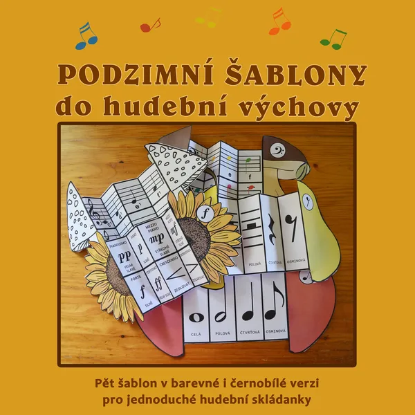 Podzimní šablony do hudební výchovy 1