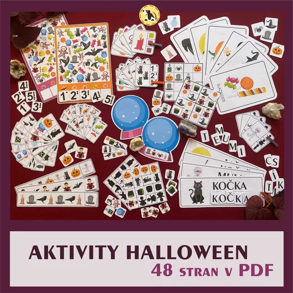 HALLOWEEN - aktivity a demonstrační obrázky 1