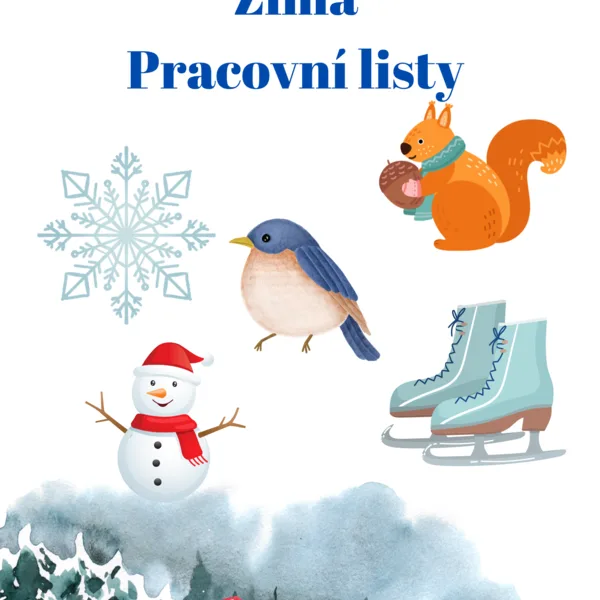 Zima pracovní listy  1