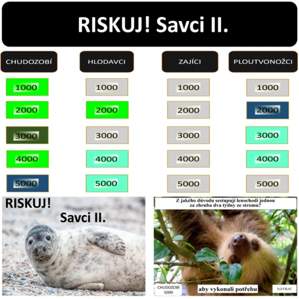RISKUJ! Savci II. 1