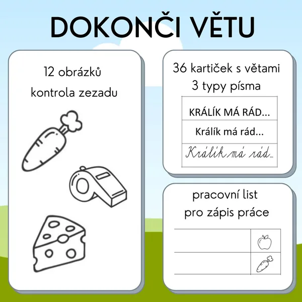 Dokonči větu 1