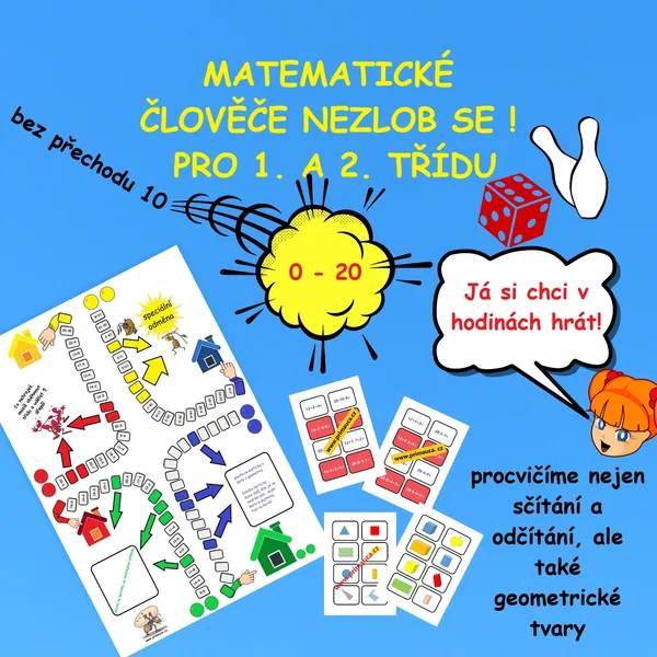 ČLOVĚČE, KDO BUDE PRVNÍ? PROCVIČOVÁNÍ NUMERACE 0 - 20 bez přechodu 10 1