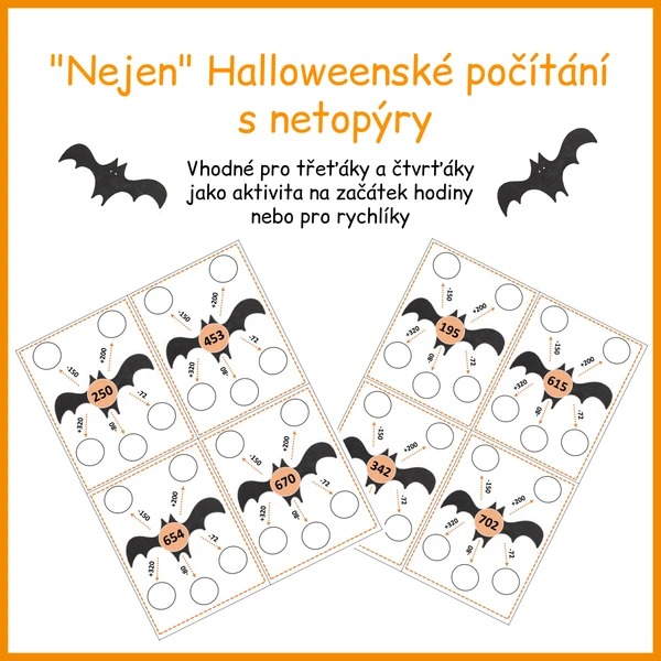 (Nejen) Halloweenské počítání do 1000 1