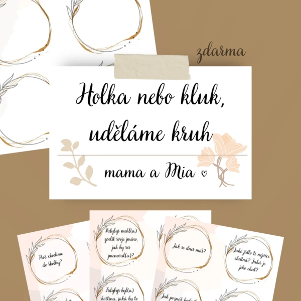 Holka nebo kluk, uděláme kruh 1