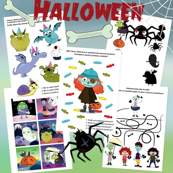 Pracovni listy - HALLOWEEN 1