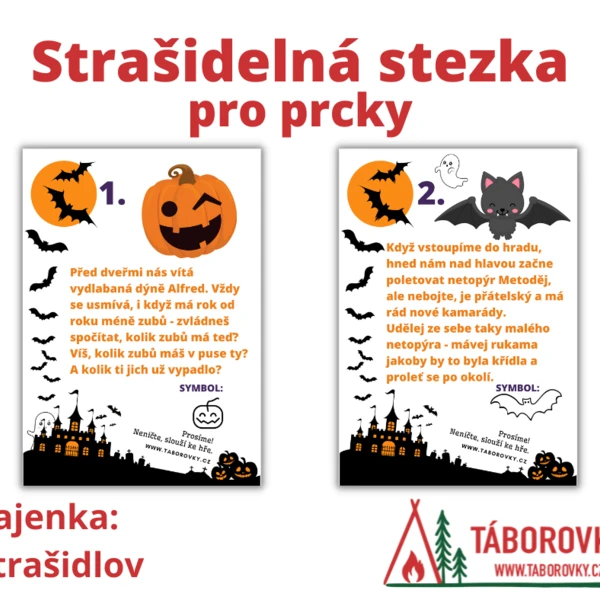 Strašidelná stezka pro prcky - barevná 1
