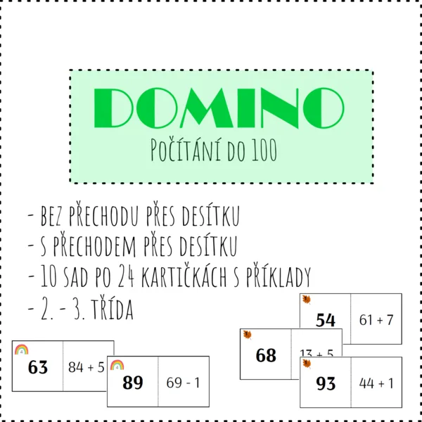Domino (počítání do 100) 1