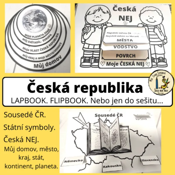 Česká republika - lapbook, flipbook, do sešitu... 1