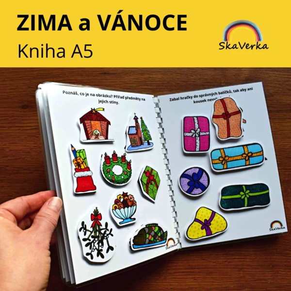 Kniha plná aktivit - ZIMA A VÁNOCE /formát A5/ 1