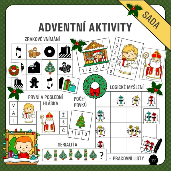 Adventní aktivity - sada 1