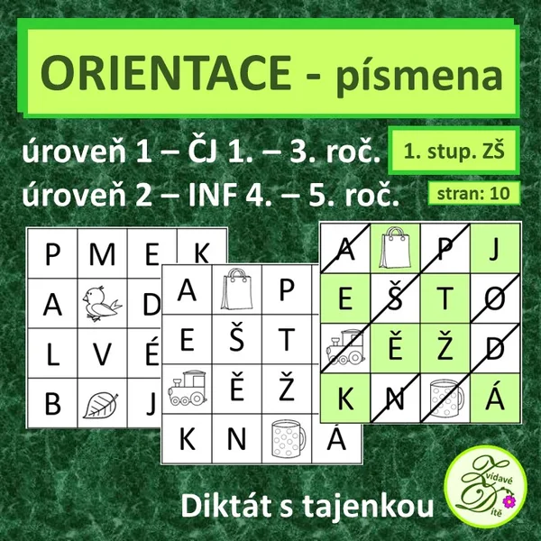 Orientace - písmena 1