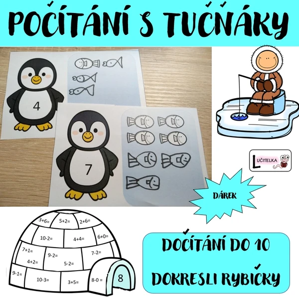 Počítání s tučňáky  1