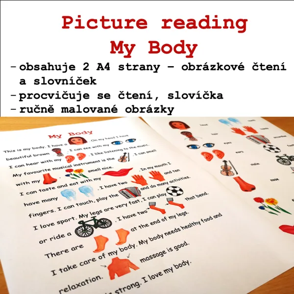 Picture reading My Body 1