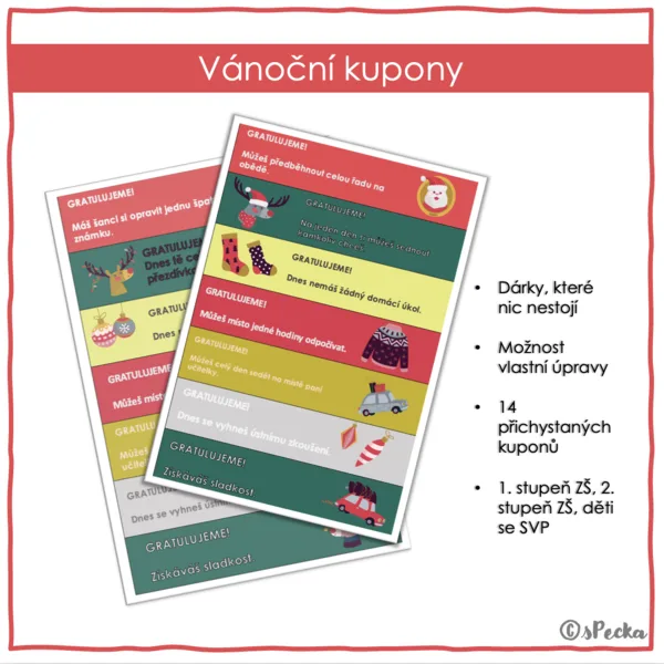 Vánoční kupony 1