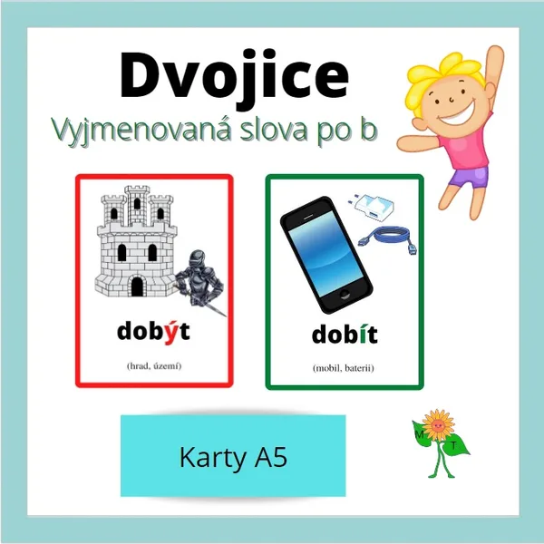 Dvojice - vyjmenovaná slova po b 1