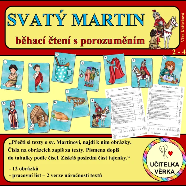 SVATÝ MARTIN – běhací čtení s porozuměním 1