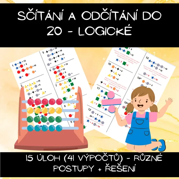 Sčítání a odčítání do 20 - logické 1
