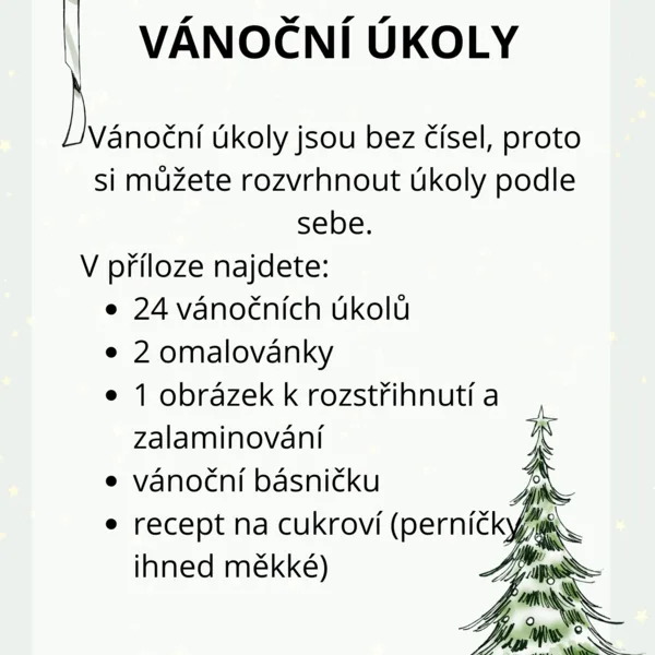 Vánoční úkoly 1