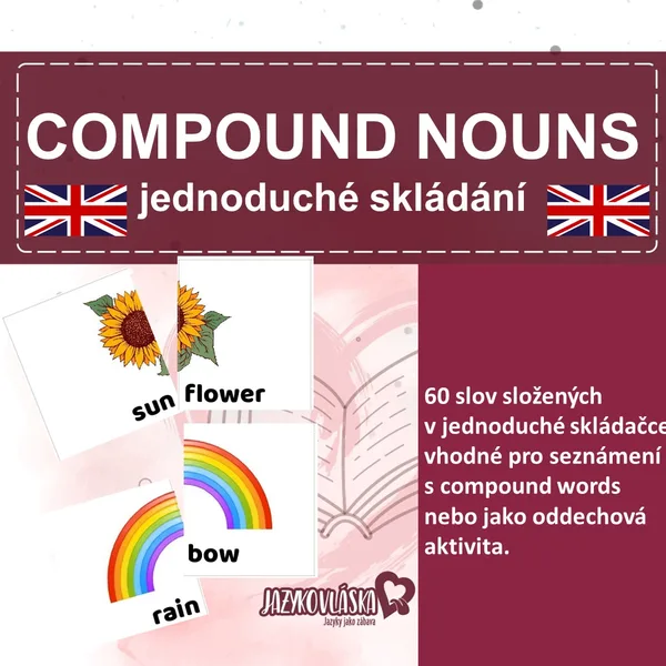 Compound nouns jednoduché skládání 1