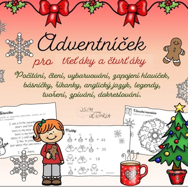 Adventníček - knížka s úkoly na každý den 1